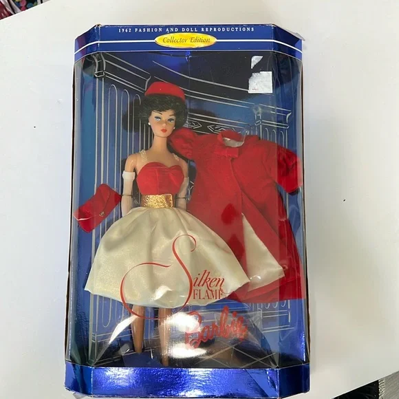 Barbie Toys Nwt Silken Flame Barbie 997 Vintage Collector